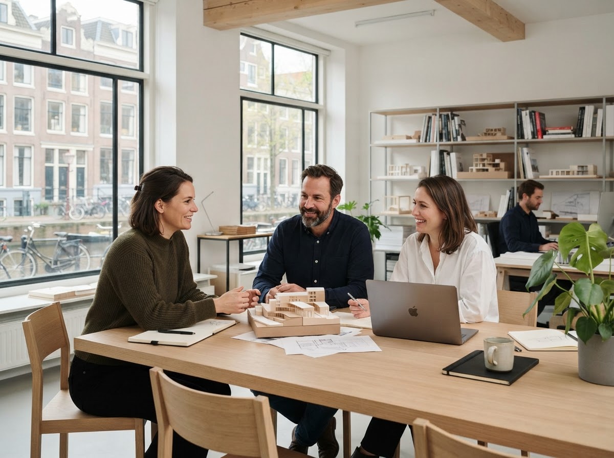 Helder Kopitente schematische weergave van de architectuur achter het AI-analysemodel